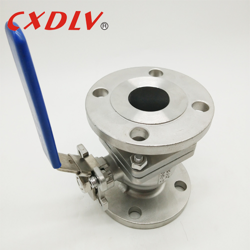 Electric Actuator High Pressure Full Port Two Piece Ball Valve Double Flange Ends