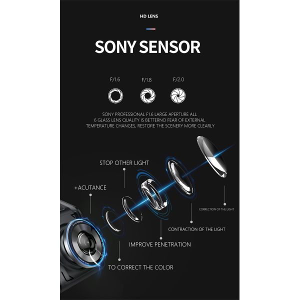 4K 2K Front And Rear Dual Blackbox DVR Dash Cam Camera Car Camcorder 170 Degree