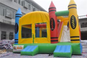 China Tarpaulin Jumping Bouncy Castle Bouncer Slide Game Inflatable Combo wholesale