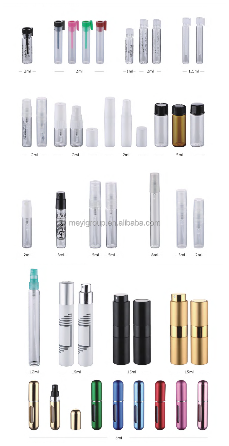 8ml Glass Perfume Bottle with Magnetic Cap for Travel