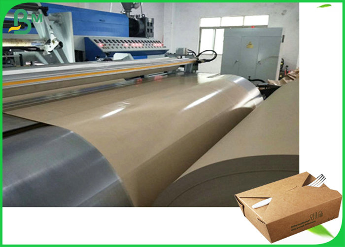 250g Grease Resistant PE Coated Kraft Paper For Food Serving Boat 