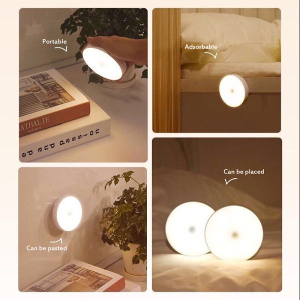 700MAH Round Motion Sensor Light / 4000K Led Motion Sensor Porch Light