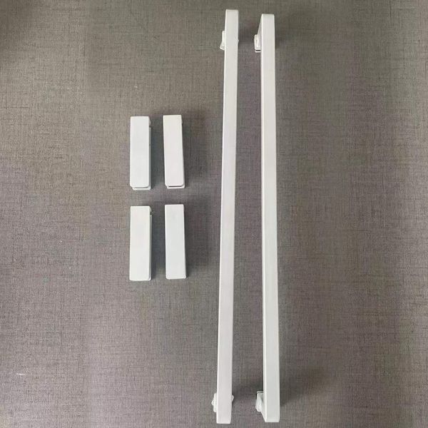 304 Stainless Steel Bathroom Glass Door Partition With Double Sliding Door