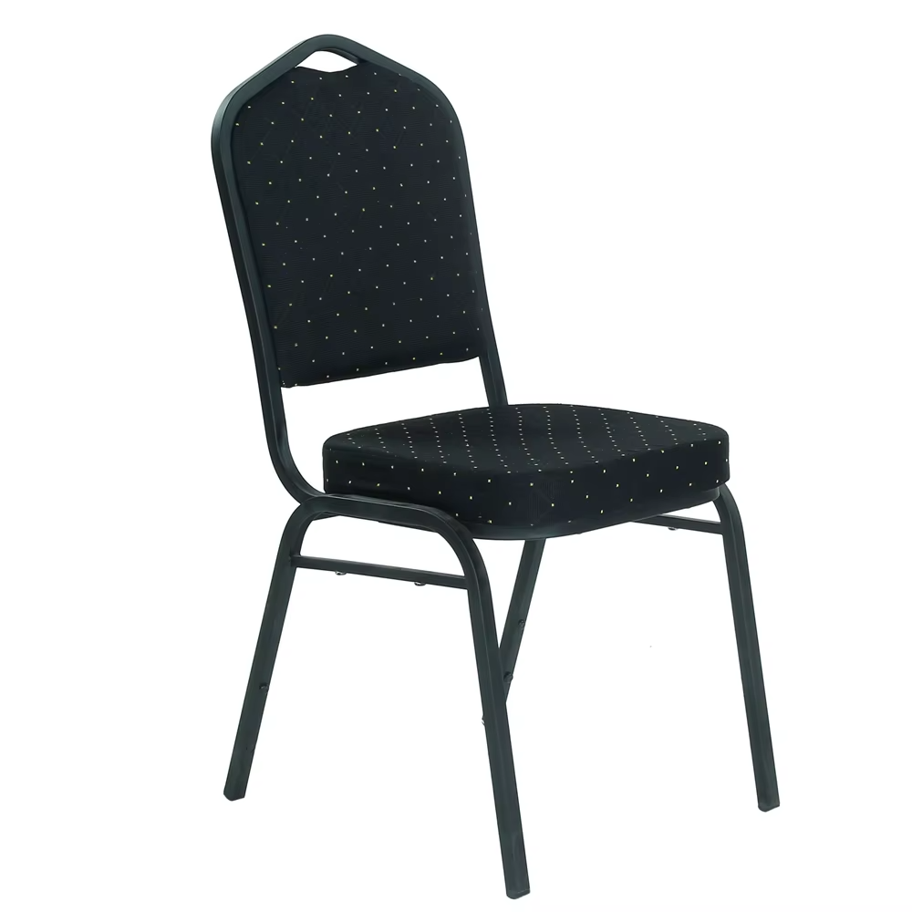 Banquet chair design schematic showing dimensions