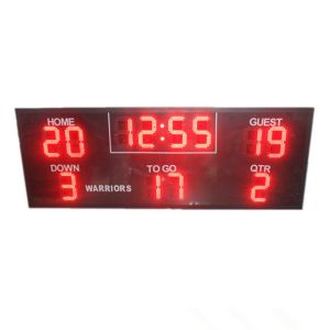 Buy cheap Portable Digital Scoreboard , Wireless Football Scoreboard Back Maintenance from wholesalers