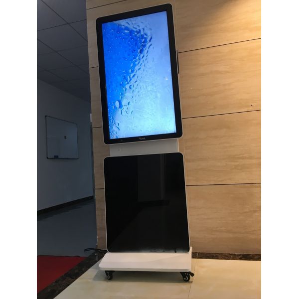 TFT Type Rotating Touch Screen Monitor Black Panel 1 Year Warranty 43Inch