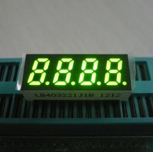 China 0.32 Inch Green Four Digit 7 Segment Led Display Temperature Humidity Indicator wholesale