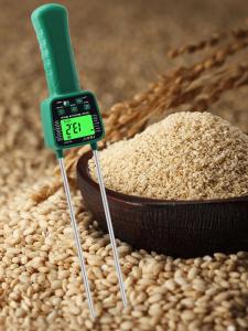 China 14 Kinds Grain Moisture Meter Cereal Hygrometer Voice Alarm Humidity Tester on sale