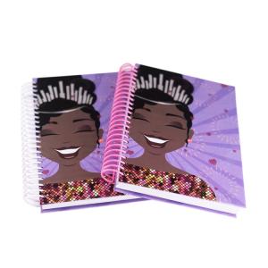 China Personalized Spiral Notebook Printing Service Plastic Coil With Pocket wholesale