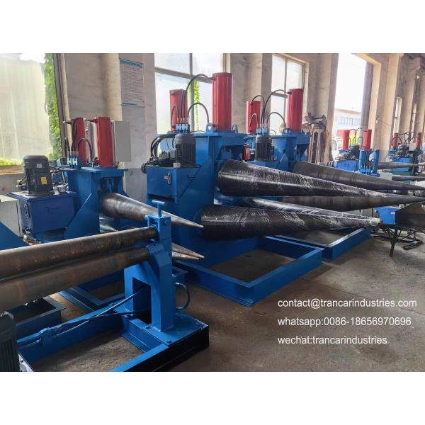 380V 400V 415V Steel Cone Shaping Rolling Machinery Cone Making Machine