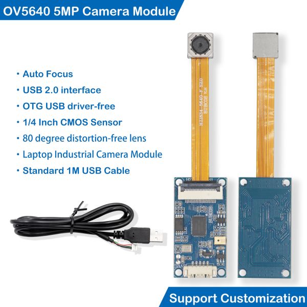 OEM 5MP OV5640 USB Camera Module AF PC Multimedia CMOS Camera Module