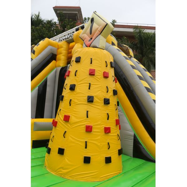 0.9mm Plato Pvc Inflatable Amusement Park For Outdoor / Indoor Activity
