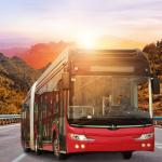 China 18m High End Cathode Coatin Electric BRT ZEV Bus 200 Kw/Rpm 32-50 Seats wholesale
