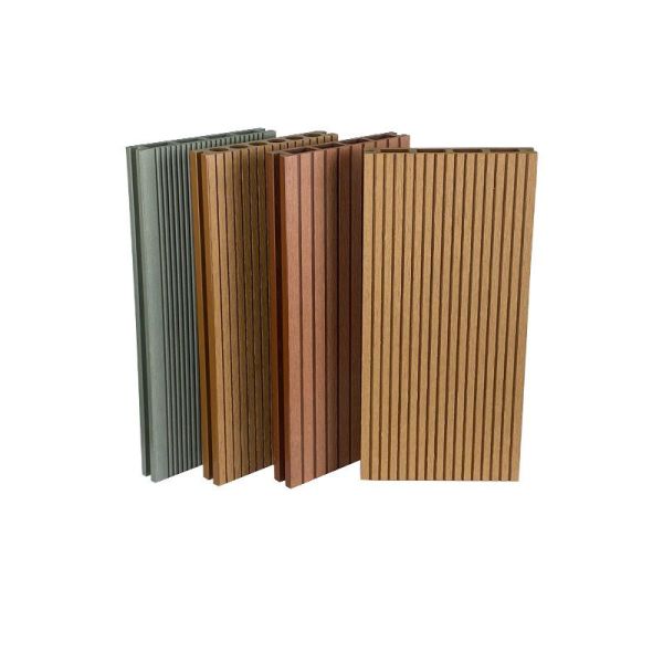 Non-Slip WPC Decking Boards 140x25mm Wood Plastic Composite Flooring