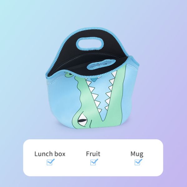 Supercute OEM ODM Student Lunch Bag Kids School Lunch Bag Large Capacity