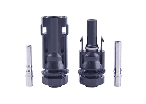 Quality Tinned Copper PPO Solar Wire Connectors MC4 1500V DC High Current Carrying for sale