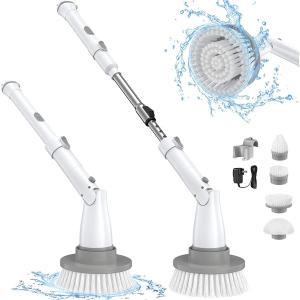 China Battery Powered Electric Spin Scrubber Cleaning Brush 2500mAh on sale