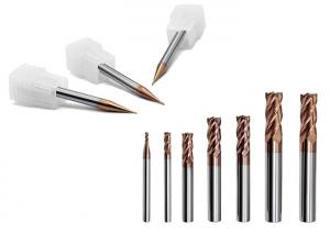China High Precision 2F 3F 4F Tungsten Carbide End Mill Cutters Multilayer Coating wholesale