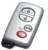 15*5*3CM Remote Vehicle Starter System Car Smart Key  Keyless Entry System