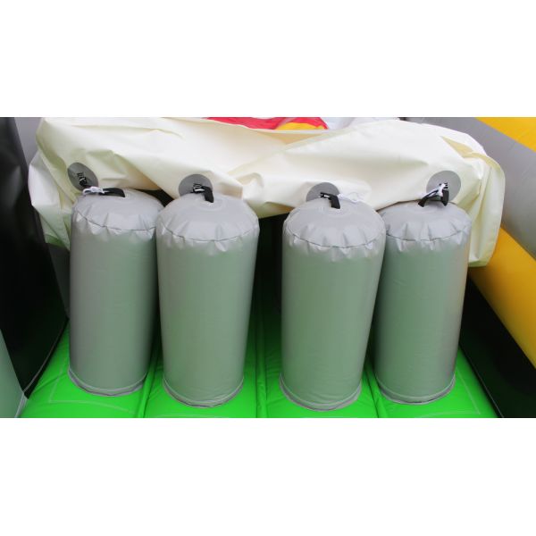 0.9mm Plato Pvc Inflatable Amusement Park For Outdoor / Indoor Activity