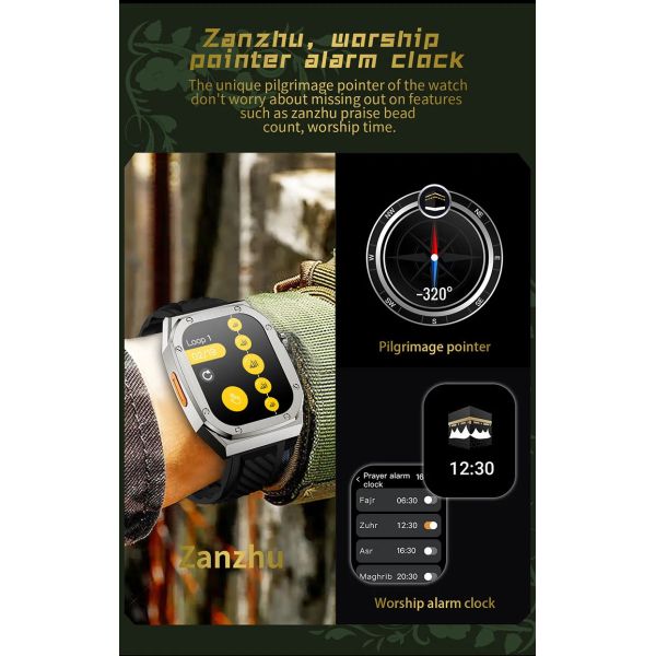 Z79 MAX Outdoor Smart Watch Sleep Blood Pressure Monitoring IP67 Waterproof