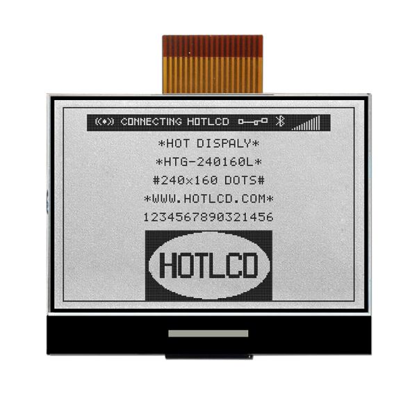 18PIN 240x160 COG LCD Module UC1698 With Side White Backlight HTG240160L