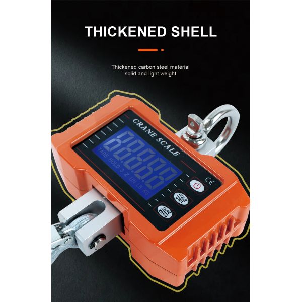 500kg Crane Scale LED/LCD Display OEM Customizable Remote Control Industrial Hanging Scale Electronic Digital Accuracy 50g