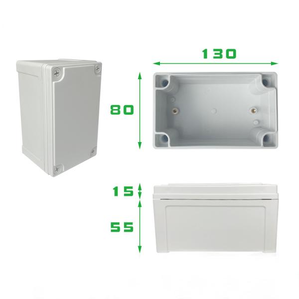 Quality TY-8013085 Ip66 Electric Connection Box Waterproof ABS Plastic Enclosure for sale