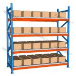 Medium Duty Longspan Shelves Heavy Duty Racking 8023Kg Per Layer