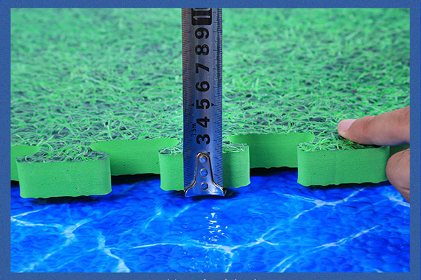 2cm Orange Black Non Toxic Playground Mat Ocean Themed For Indoor Kids Playground