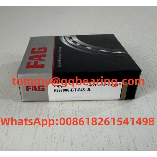 Steel Material Fag Angular Contact Ball Bearing Hss7006-E-T-P4s-Ul Super Precision