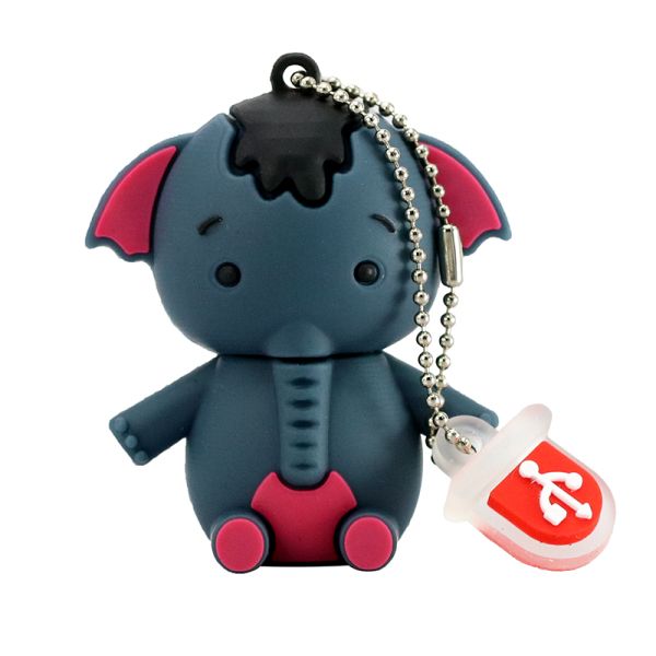 Pormo Gifts USB 3.0 Flash Drive Flash Disk 32GB 64GB Elephants Shape