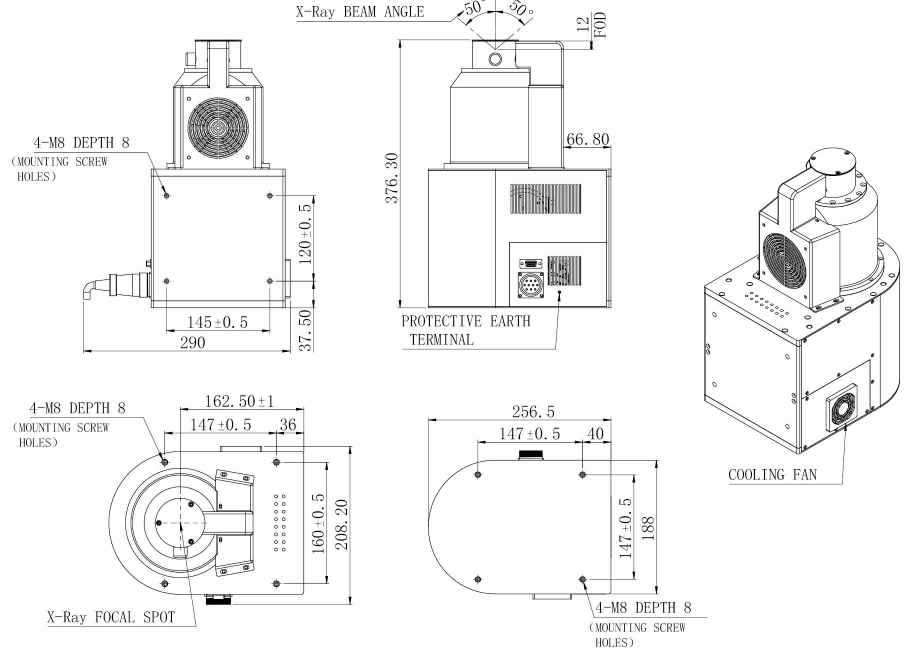 Chinese Factory X Ray Source For X Ray Inspection Machine To Check IGBT