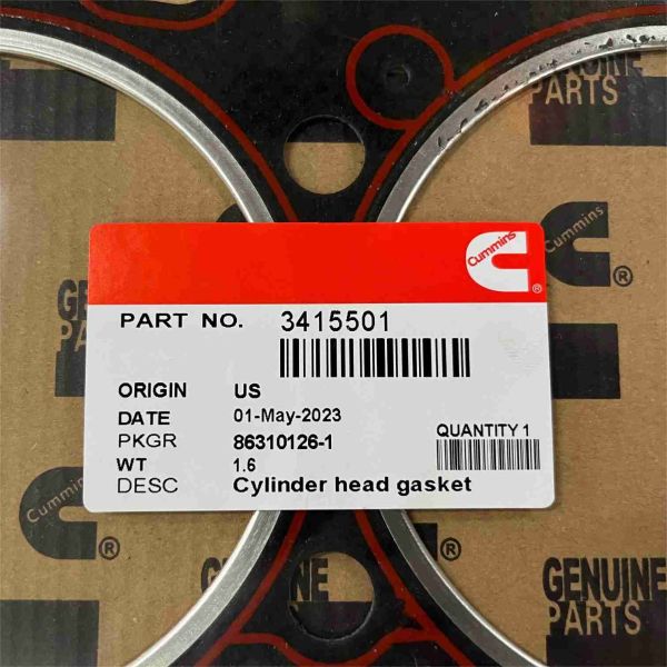 Head Gasket 3415501 Cummins Engine Parts Cylinder Head Gasket Engine Head Gasket Cylinder Gasket
