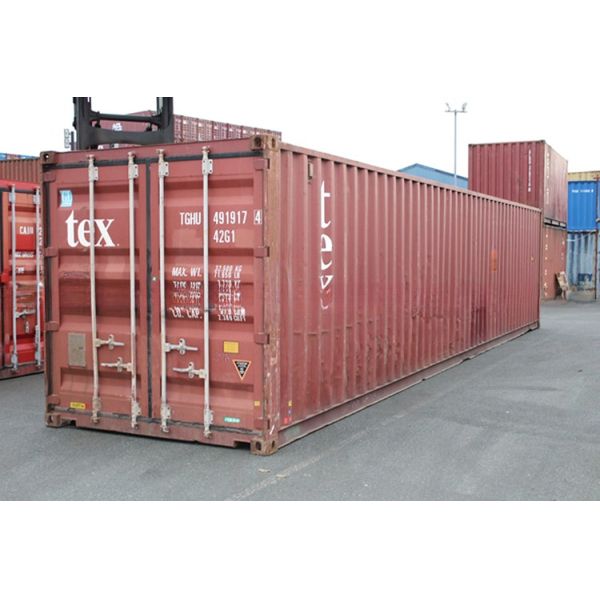 40ft HC 40 ft Shipping Containers High Cube Second Hand Dry Container Cargo Worthy Used 40 feet