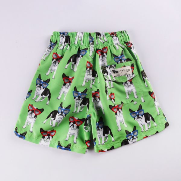 Mens Pant Print 100% Polyester Quick Dry Swim Trunks