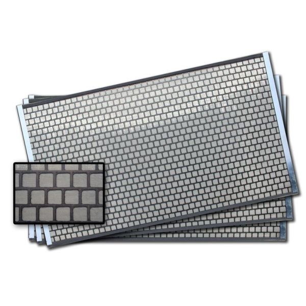 Hook Strip Flat Mi Swaco Shaker Screens For Oil / Gas Drilling Stainless Steel Material