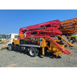 Used 21m Hydraulic Truck Mounted Concrete Pump Remanufactured 2013 SANY