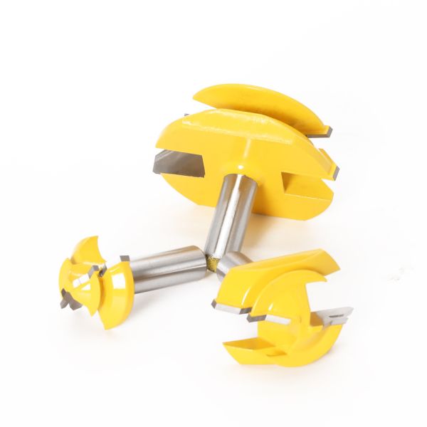 45 Degree Lock Miter Router Bit Woodwork Cutter Tool 1/2 Inch Shank Milling Cutter Wood Furniture Engraving Carving Tools