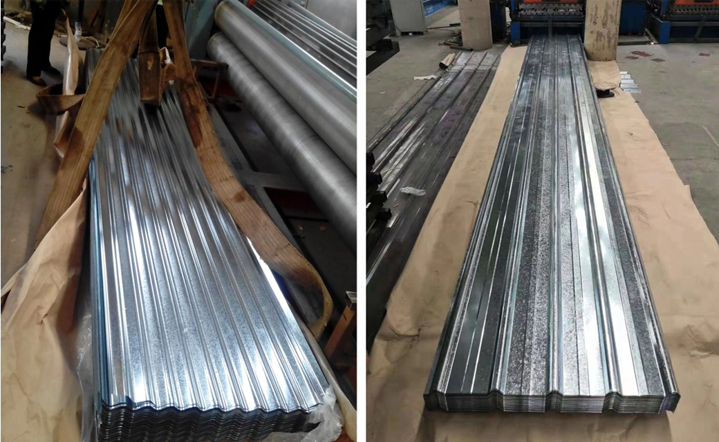 Prepainted Corrugated Steel Roofing Sheet Galvanized PPGI PPGL 1250mm