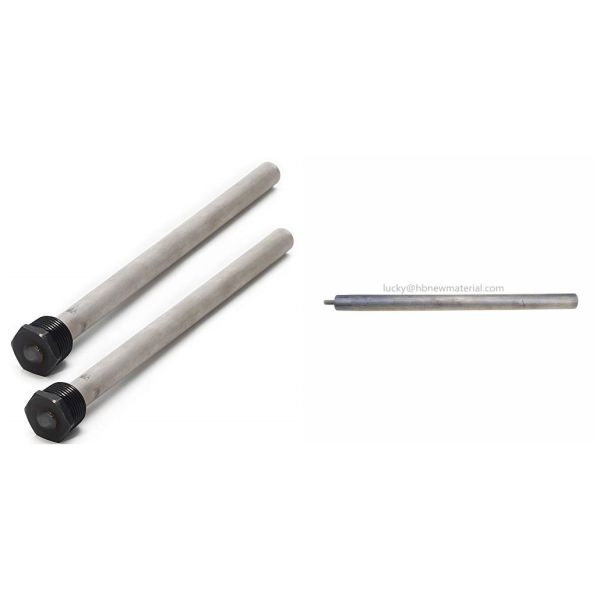 NPT3/4 Thread AZ31B Magnesium Alloy Anode Rod Anti Corrosion Water Heater