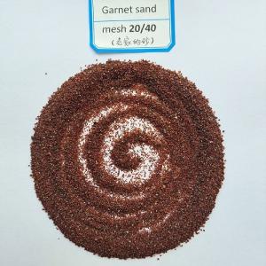 China Garnet Sand for Sandblasting: Natural Abrasive medium, Mohs 7.0-7.5, Sa2.5-3 on sale