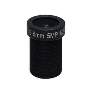 China Economic 1/2.5" 3.6mm/6mm/8mm/12mm/16mm F2.0 5MP M12 Mount IR MTV Lens for security camera wholesale