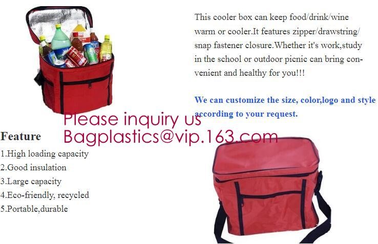 bottle thermal cool bag pinic drinks insulation carrier storage wine cooler bag,Fashionable Snow OXford Aluminum foil co