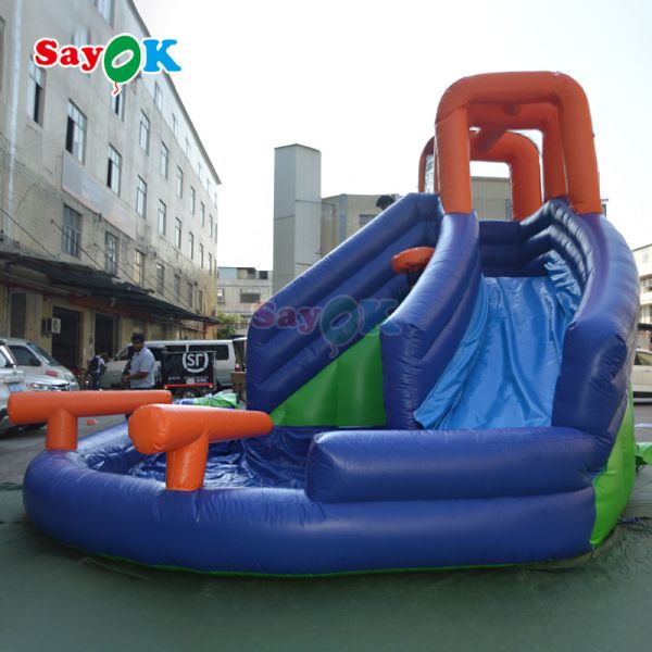 Sayok 20ft Hot Sales Inflatable Water Slide Inflatable Slide With Pool Inflatable Water Slides For Kids