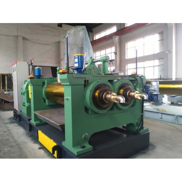 XK360 Open Type Two Roll Mill Rubber Process Machine Three Phase