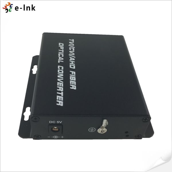 Video Fiber Converter 1Ch 5MP HD-AHD/HD-CVI/HD-TVI/CVBS 4-In-1 Fiber Media Converter