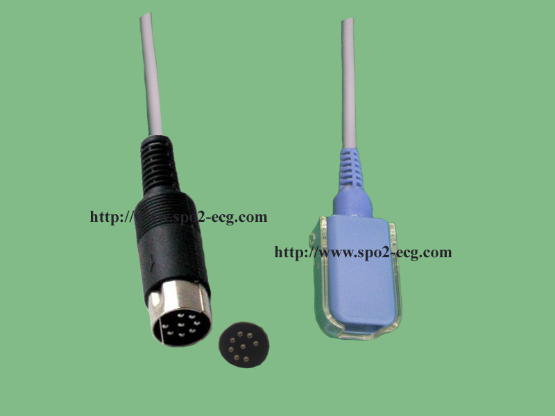 China Datascope 8 Foot SPO2 Extension Cable TPU Material OEM 001200051602 wholesale