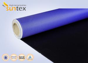China Fire Resistant PU Coated Fiberglass Fabrics M0 0.41mm 460g Flexible Duct Cloth Fabric wholesale