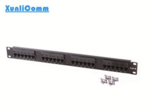 amp style utp cat6 24 port 1u 19inch rj45 network patch panel